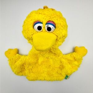 Sesame Street Gund Yellow Big Bird Plush Hand Puppet